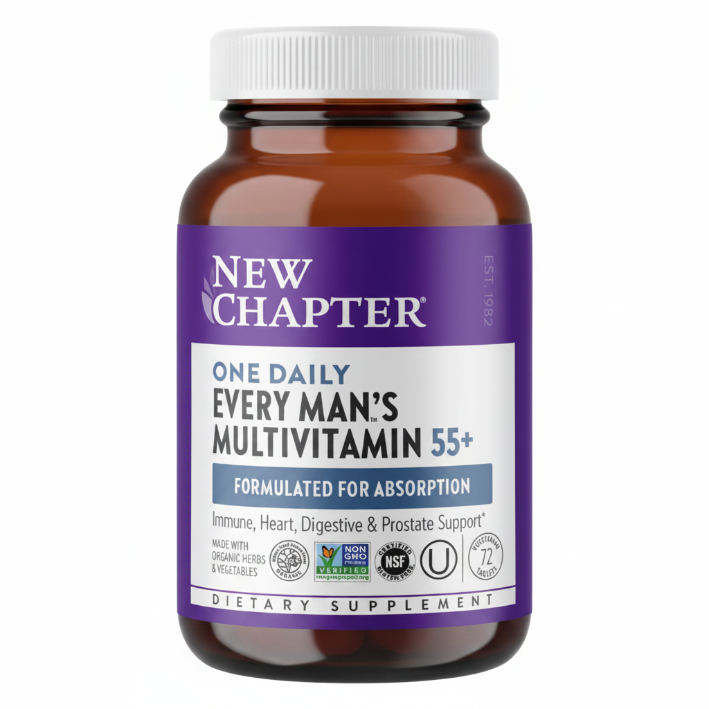 New Chapter Every Man's Multivitamin 55+ Clean Product Image