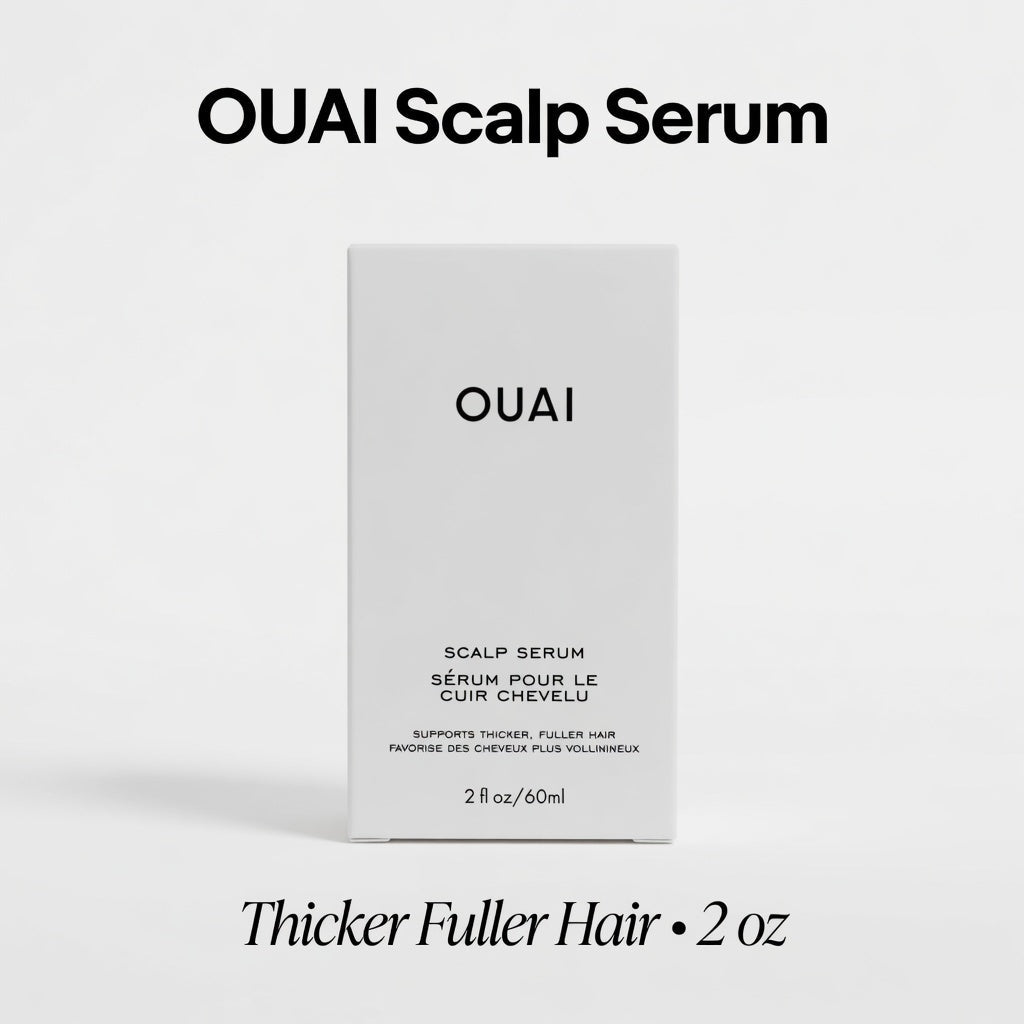 OUAI Scalp Serum for Thicker Fuller Hair | Hair Growth Support | 2 fl oz / 60 ml - Hamxi