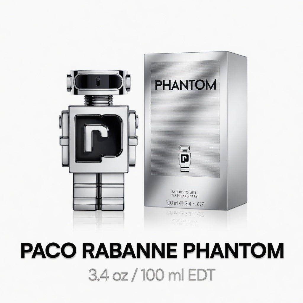 Paco Rabanne Phantom 3.4 oz / 100 ml EDT Cologne for Men - Hamxi