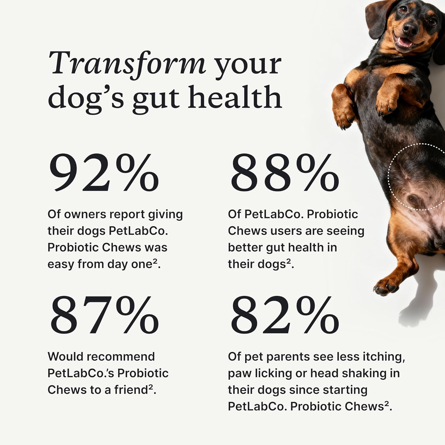 PetLab Co. Probiotics for Dogs | 30 Soft Chews | Gut Health Support | Pork Flavor - Hamxi