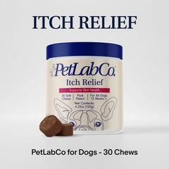 PetLabCo Itch Relief for Dogs | 30 Chews | Seasonal Allergy Support for Dogs - Hamxi