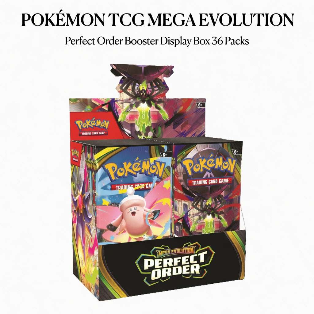 Pokémon TCG Mega Evolution Perfect Order Booster Display Box (36 Packs) - Hamxi