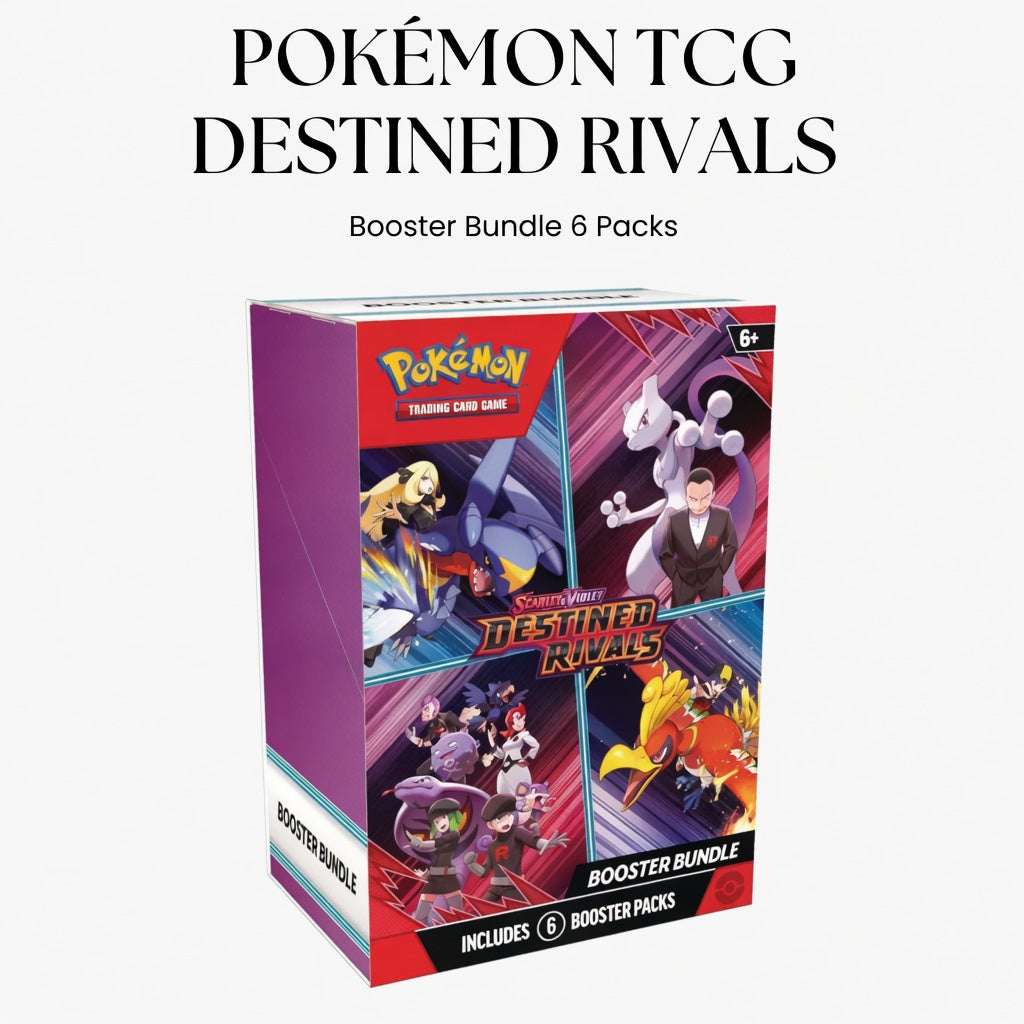 Pokémon TCG Scarlet & Violet Destined Rivals Booster Bundle (6 Packs) - Hamxi