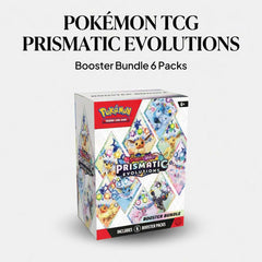 Pokémon TCG Scarlet & Violet Prismatic Evolutions Booster Bundle 6 Packs - Hamxi