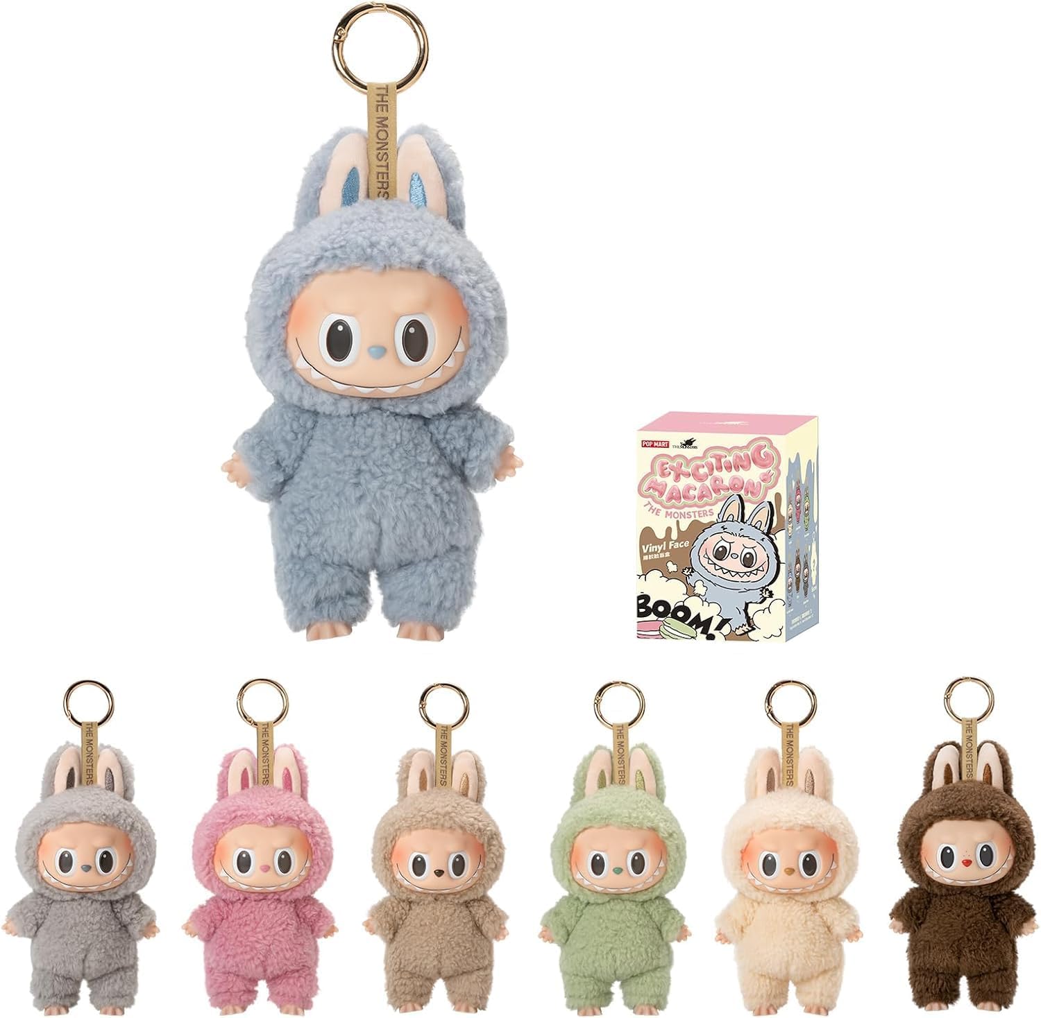 POP MART Labubu Tasty Macarons | Vinyl Plush Pendant | Blind Box - Hamxi
