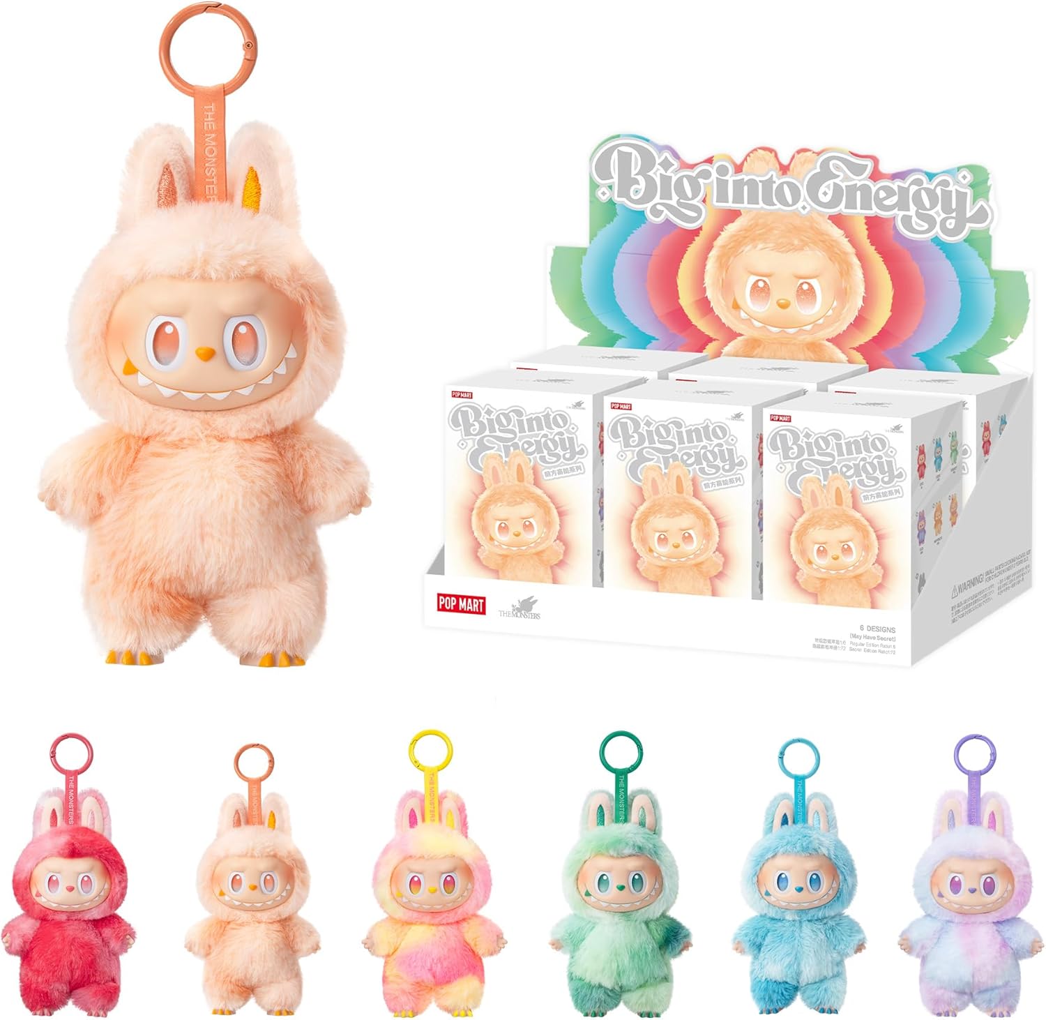 POP MART The Monsters Big into Energy | Vinyl Plush Pendant Blind Box - Hamxi