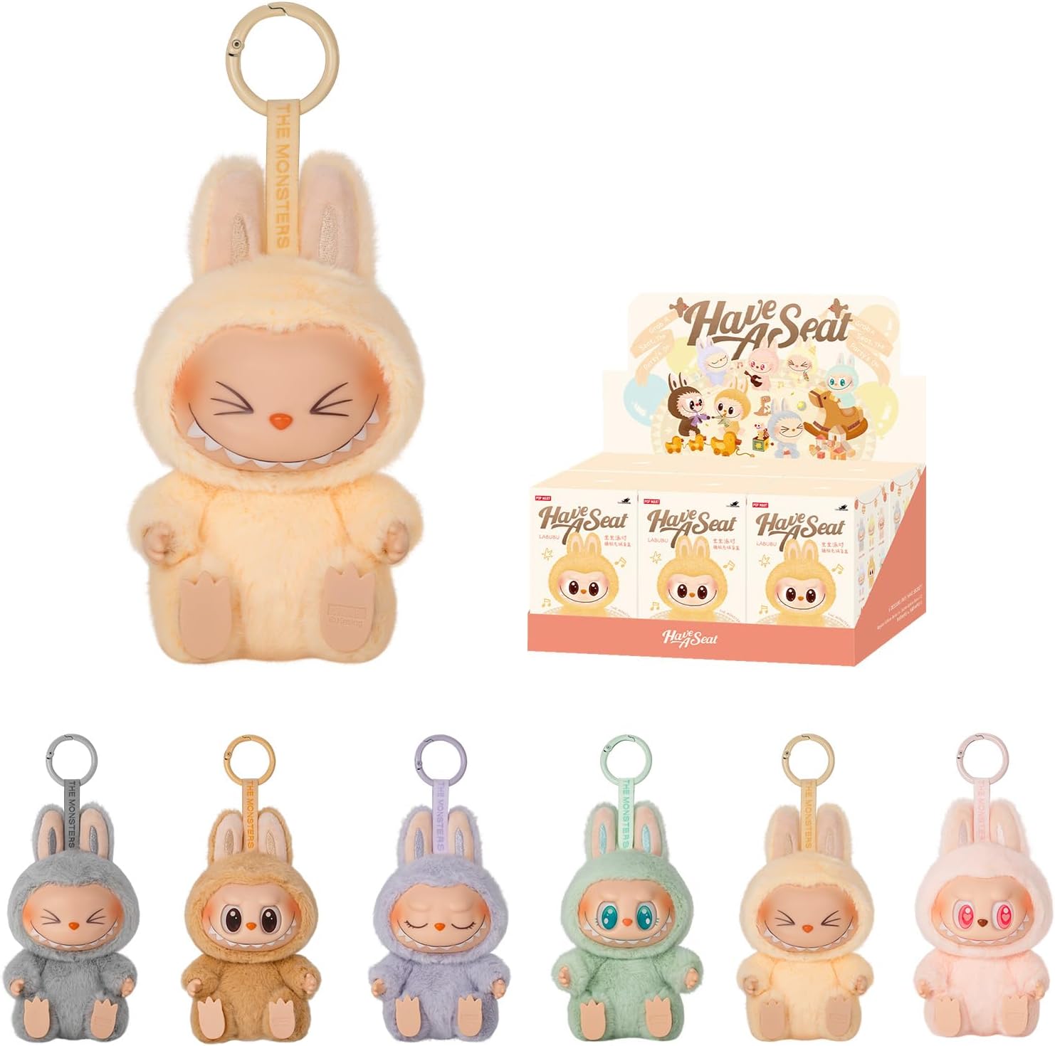 POP MART The Monsters Have a Seat | Vinyl Plush Blind Box | Random Figure - Hamxi