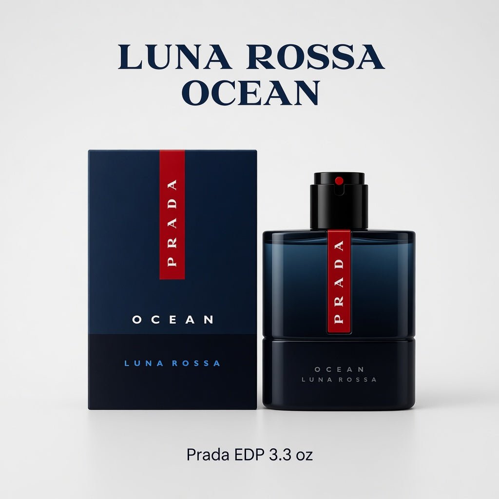 Prada Luna Rossa Ocean EDP Spray Men 3.3 oz - Hamxi