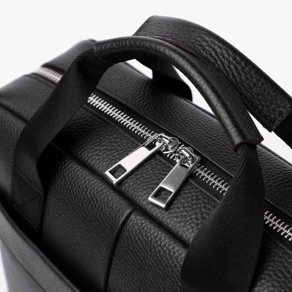 Premium Genuine Leather Laptop Bag for Men - 15.6 Inch - Hamxi