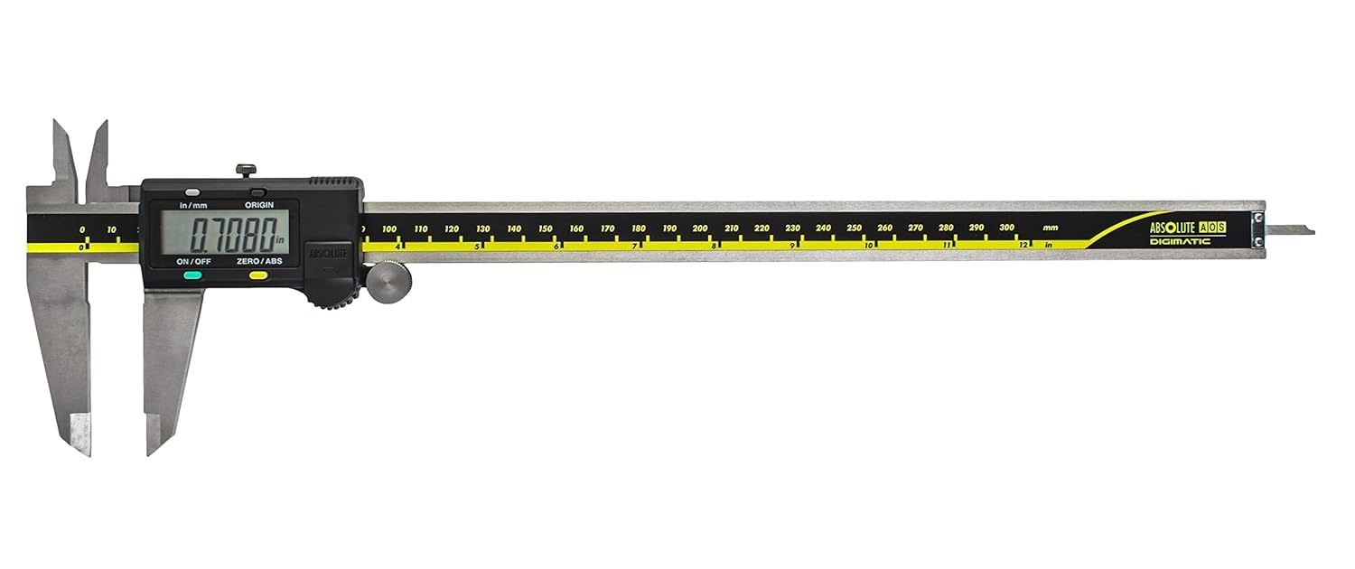 Mitutoyo 500-193-30 Digital Caliper | 12" (300mm) | AOS Encoder | Stainless Steel
