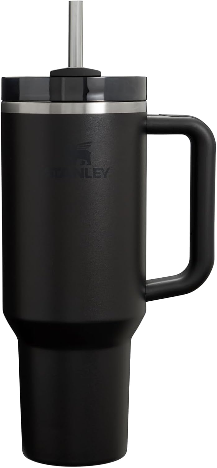 STANLEY Quencher H2.0 Tumbler | 40oz | Black Chroma | with Handle & Straw