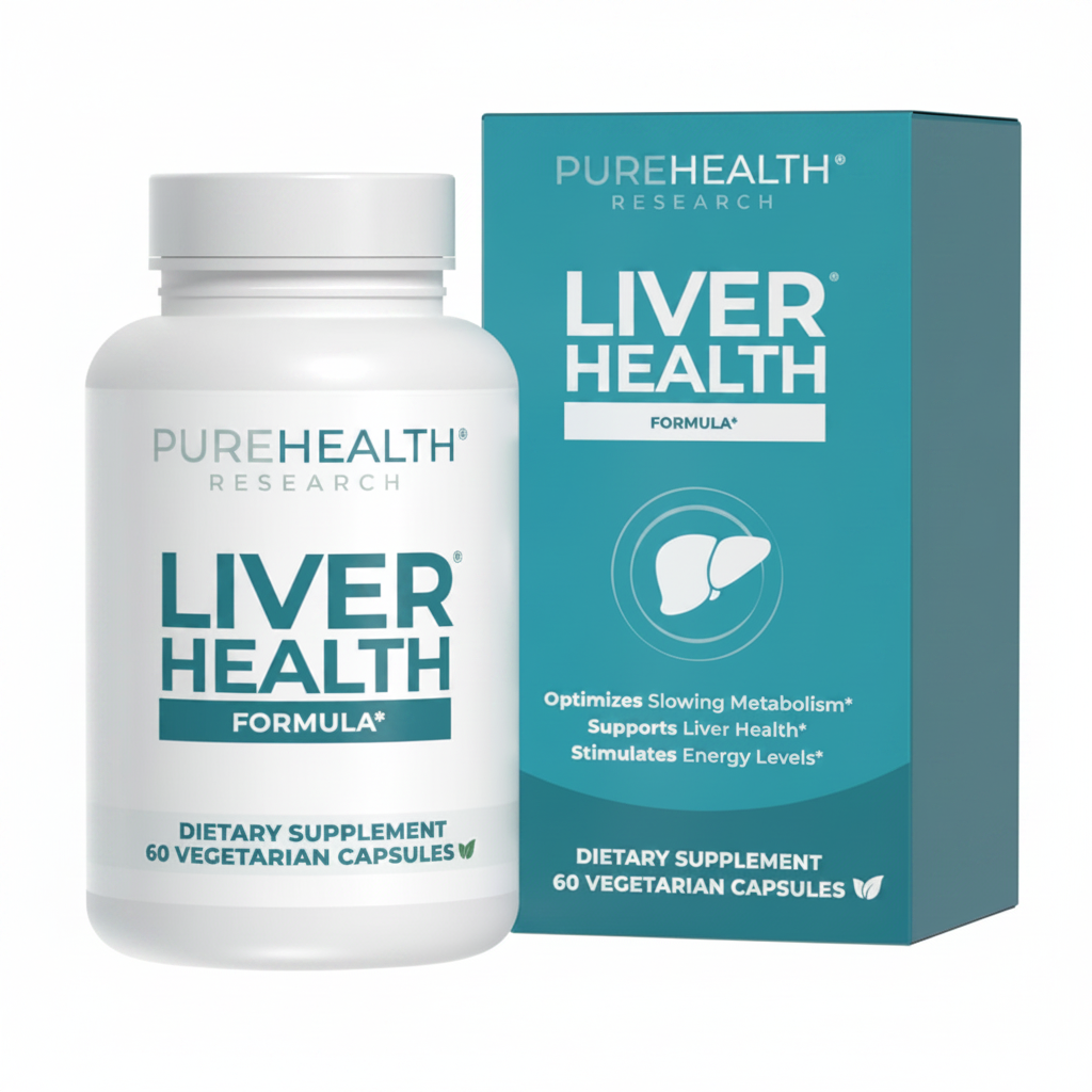 PureHealth Research Liver Health Formula Bottle and Box