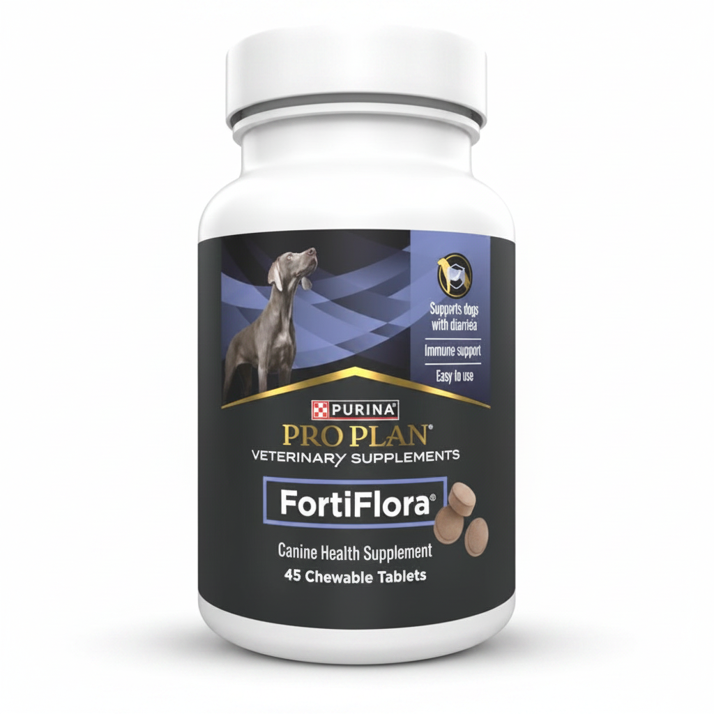 Purina Pro Plan FortiFlora 45 Chewable Tablets - Pure White