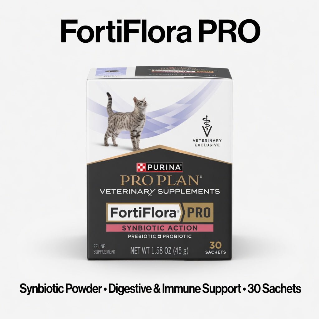 Purina Pro Plan FortiFlora PRO | Synbiotic Action Powder Supplement for Cats | 30 Sachets - Hamxi