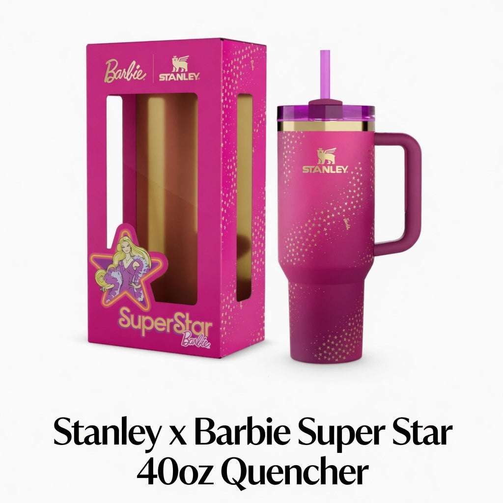 Stanley x Barbie Icon Cup 40oz Quencher | Super Star Barbie | - Hamxi
