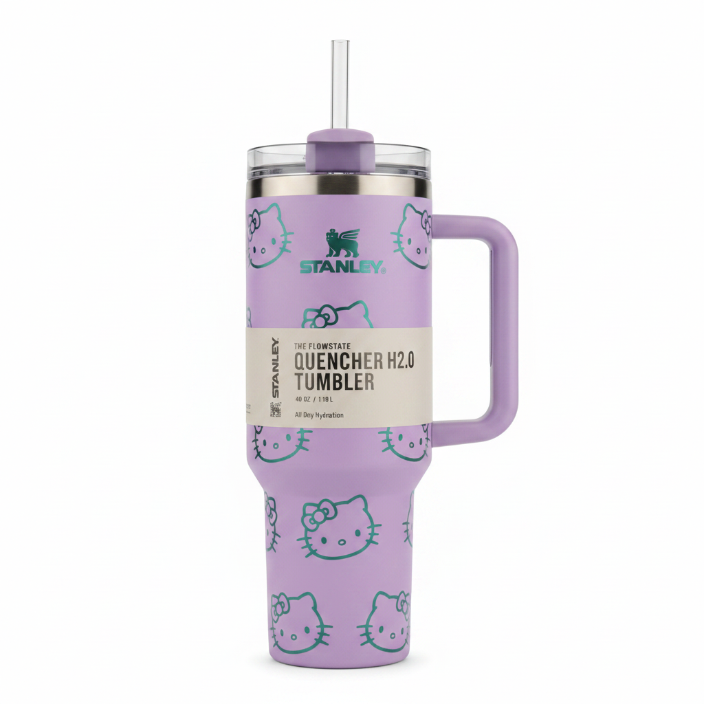 Stanley x Hello Kitty Lavender Quencher H2.0 Tumbler