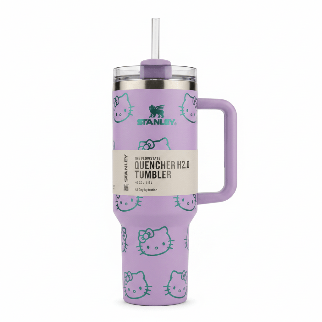 STANLEY x Hello Kitty Quencher | 40oz | Purple | FlowState H2.0 - Hamxi