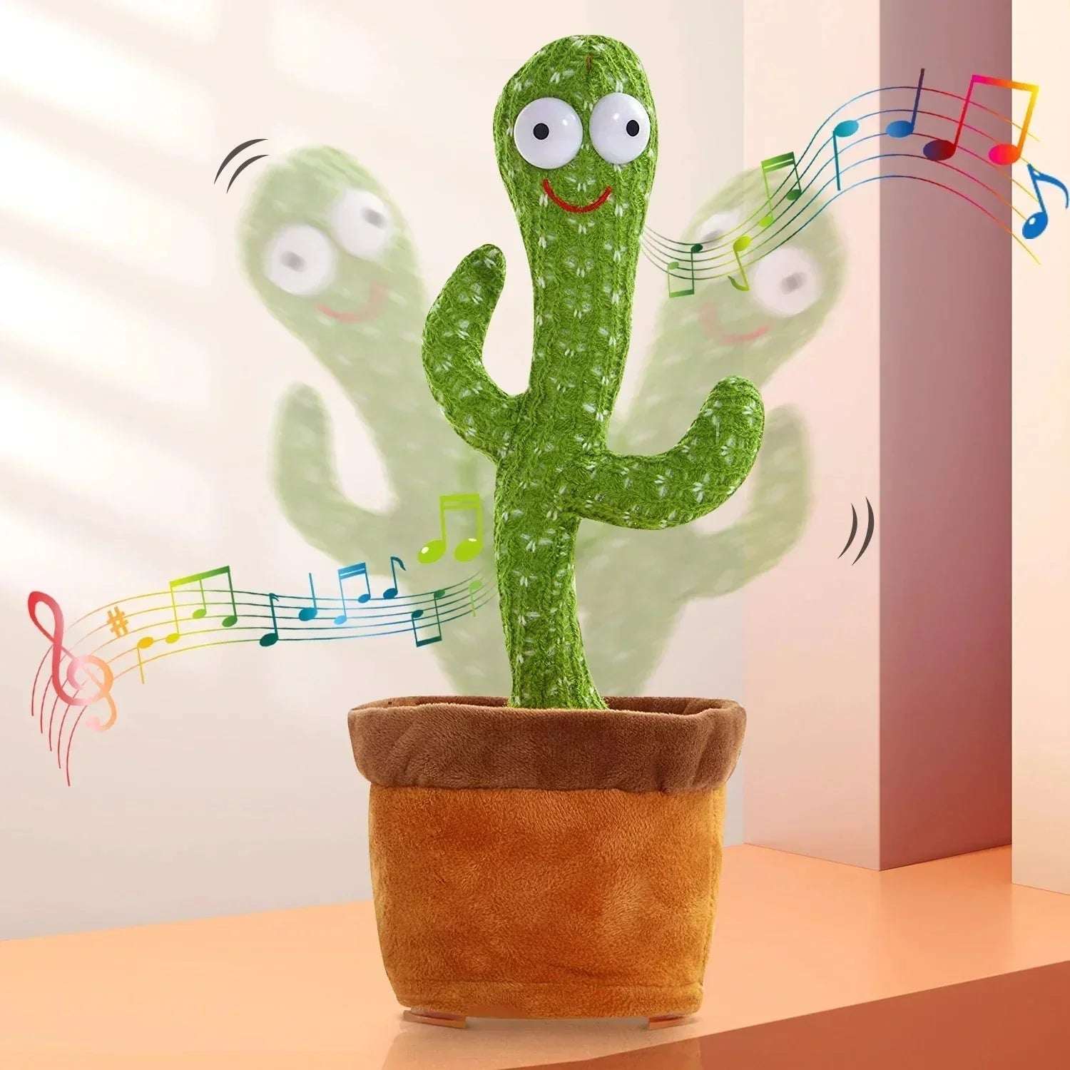 Talking Dancing Cactus Toy for Kids | Recordable Repeating Plush | 5 Styles - Hamxi