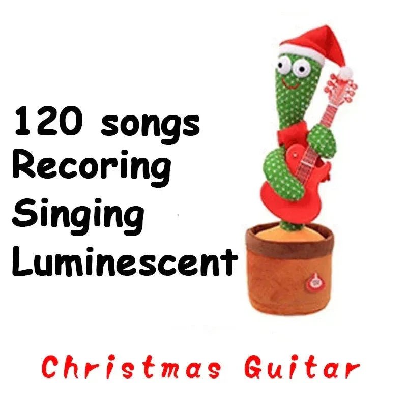 Talking Dancing Cactus Toy for Kids | Recordable Repeating Plush | 5 Styles - Hamxi