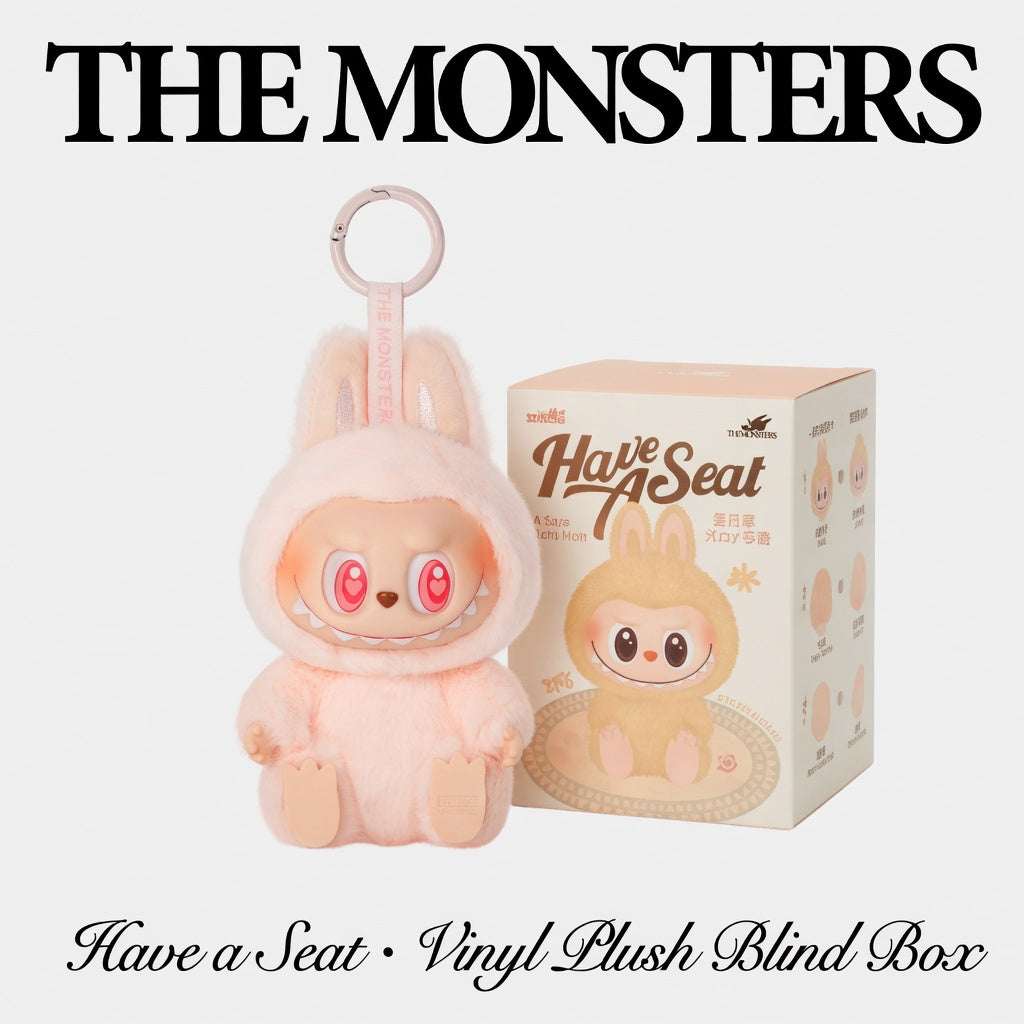 THE MONSTERS - Have a Seat Vinyl Plush Blind Box, Single Box - Hamxi