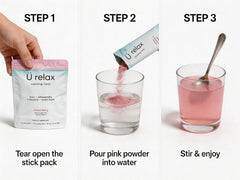 Urelax Calming Drink Mixed Berry Relaxation Powder| 15 Serve Packet - Hamxi