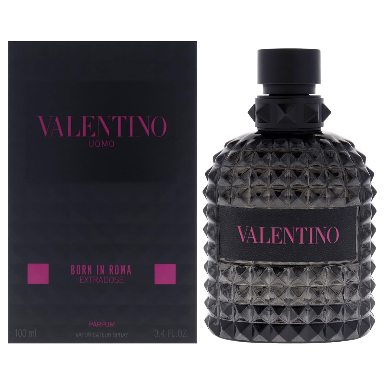 Valentino Uomo Born In Roma Extradose Parfum | 3.4 oz | Amber Men's Fragrance - Hamxi