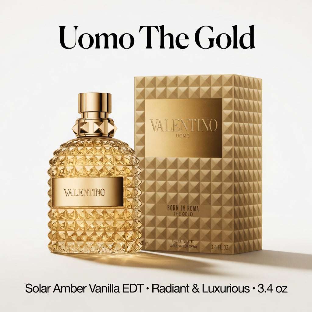 Valentino Uomo Born In Roma The Gold Eau de Toilette 3.4 fl oz - Hamxi