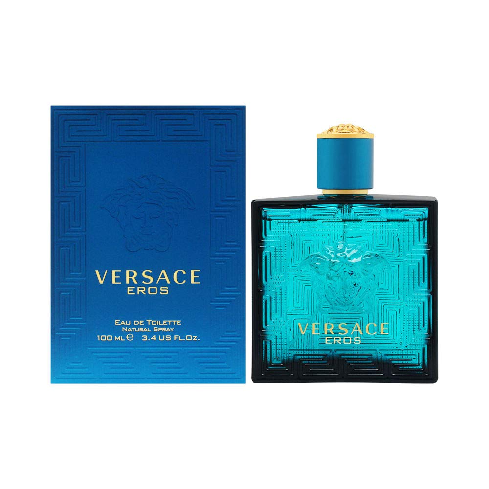 Versace Eros EDT | 3.4 oz | Fresh Woody Men's Fragrance - Hamxi