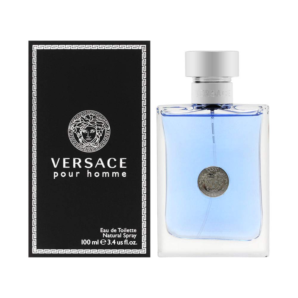 Versace Pour Homme EDT | 3.4 oz | Fresh Mediterranean Men's Fragrance - Hamxi