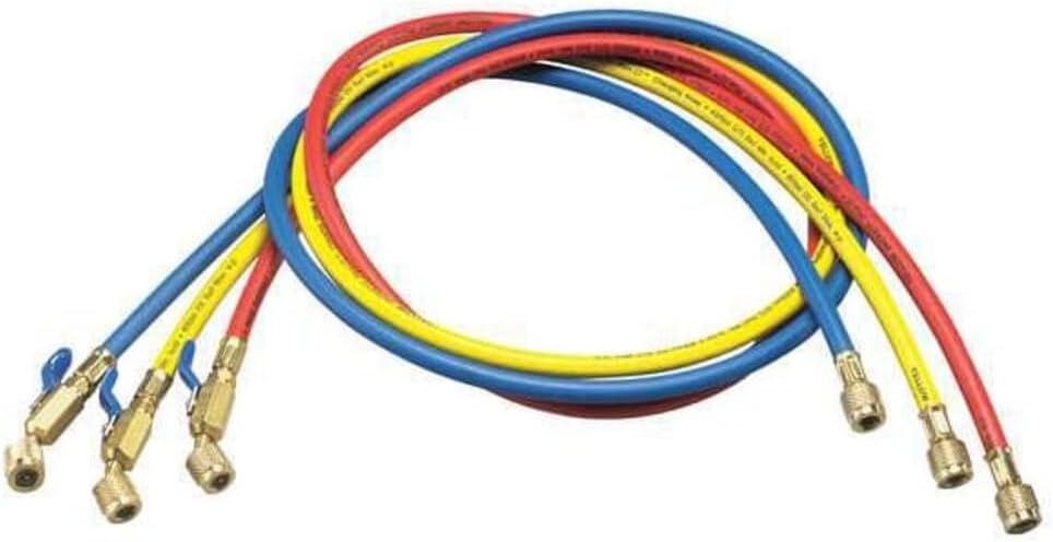 Yellow Jacket 29986 Manifold Hose Set | 72" | Low Loss | HVAC - Hamxi