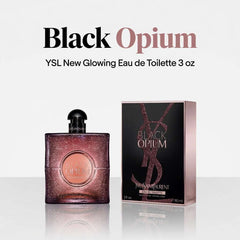 Yves Saint Laurent Black Opium New Glowing 3 oz EDT Spray for Women - Hamxi
